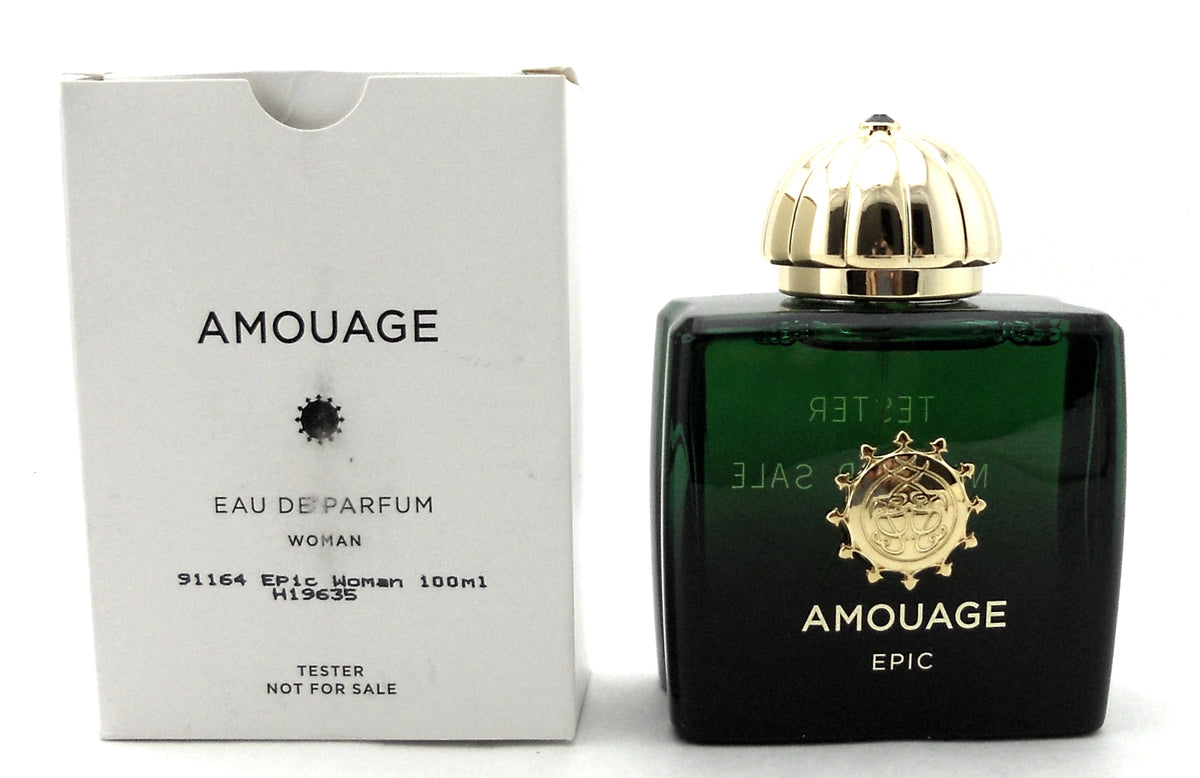 Amouage Epic Woman 3.4 oz. Eau de Parfum Spray. New Tester with Cap.