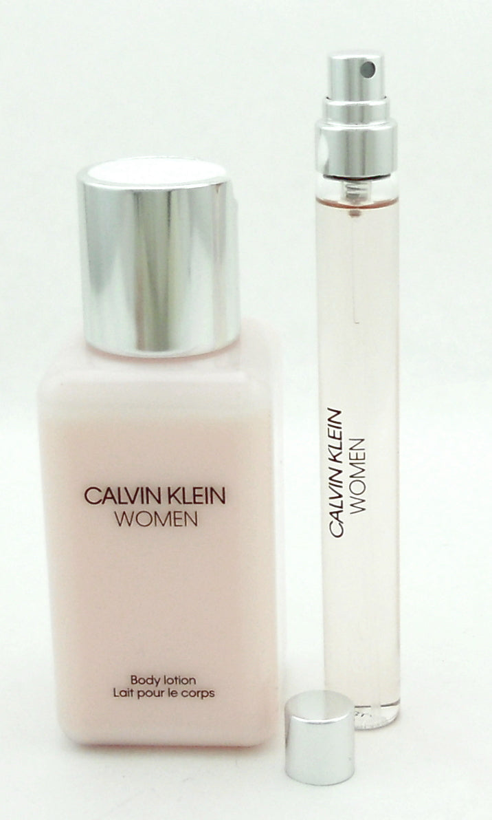 Calvin Klein WOMEN Perfume by Calvin Klein 10 ML EDP Spray + 3.4 oz Body Lotion. NO BOX