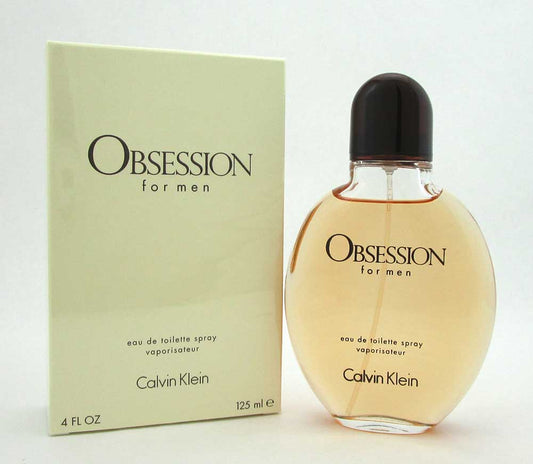 Obsession for Men Calvin Klein Eau de Toilette Spray 4 oz.Sealed Box