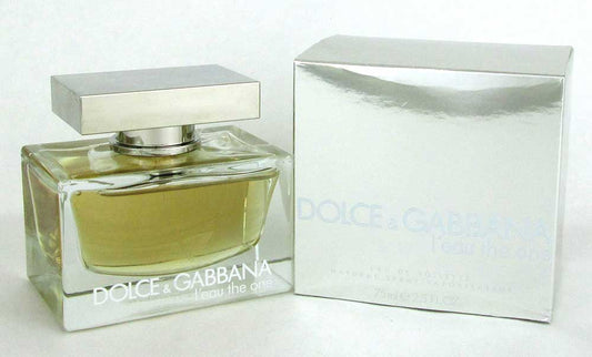 L'eau the One by Dolce & Gabbana EDT Spray 2.5oz./75ml. *Damaged Box
