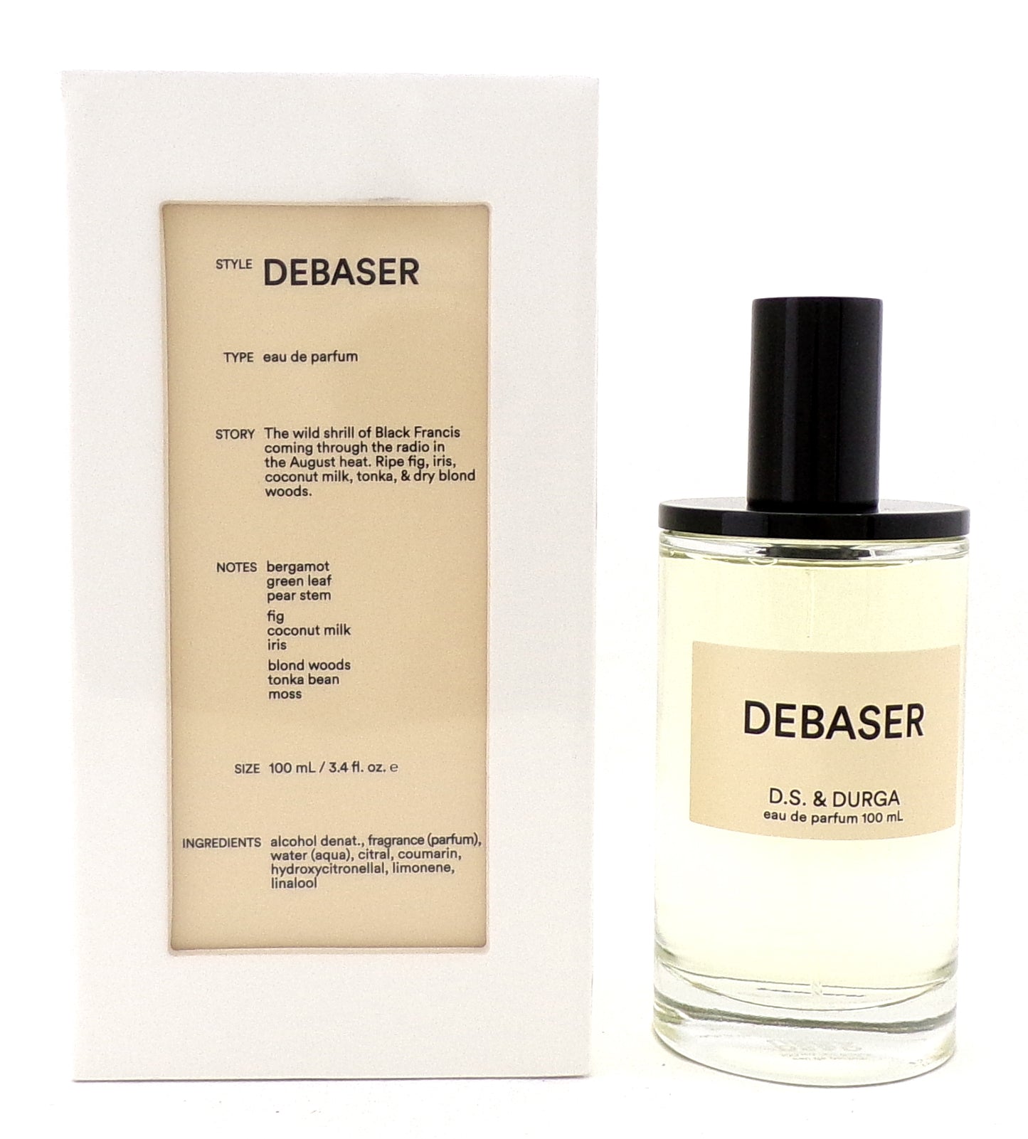 Debaser by D.S. & Durga 3.4 oz./ 100 ml. EDP Spray Unisex. New in Sealed Box