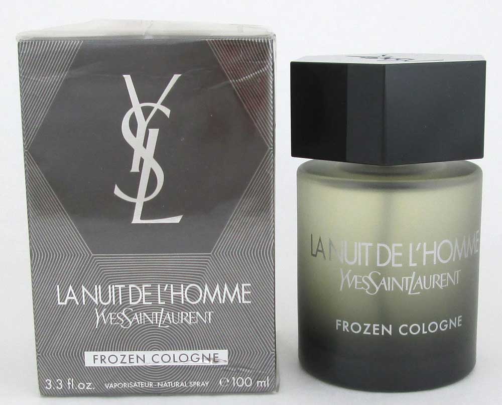 Yves Saint Laurent La Nuit De L'homme Frozen Cologne Sp 3.3 ozDamgBox