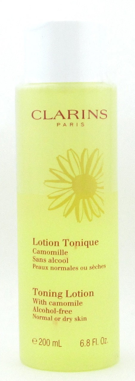 Clarins Toning Lotion With Camomile Alkohol Free Normal to Dry Skin 200 ml./ 6.8 oz. Tester