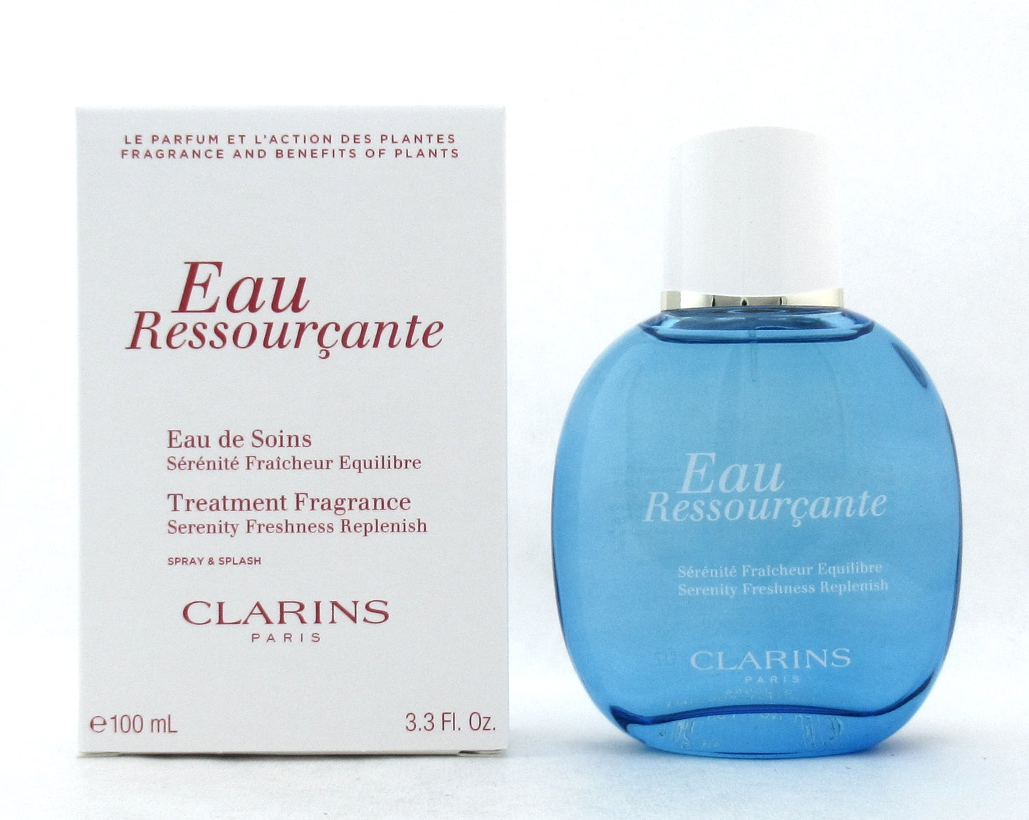 Clarins Eau Ressourcante Treatment Fragrance Spray/Splash 100 ml./ 3.3 oz. New Tester w/cap