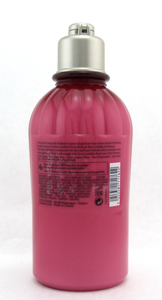 L'Occitane Rose Body Lotion for Women 250 ml./ 8.4 oz. New