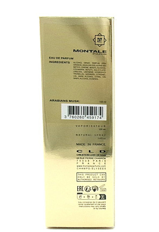 Montale ARABIANS MUSK 3.4 oz./ 100 ml. Eau de Parfum Spray UNISEX New Sealed Box