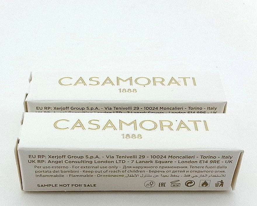Casamorati DAMA BIANCA by Xerjoff 0.06 oz. Eau de Parfum Sample Spray for Women. Lot of 2 Vials Damaged