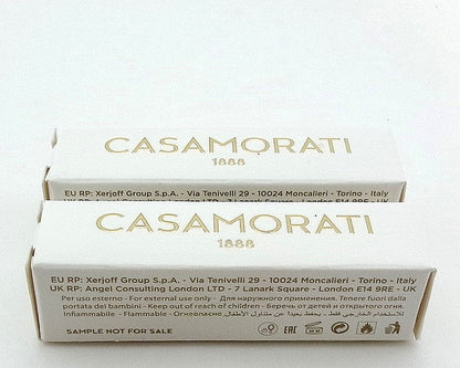 Casamorati DAMA BIANCA by Xerjoff 0.06 oz. Eau de Parfum Sample Spray for Women. Lot of 2 Vials Damaged