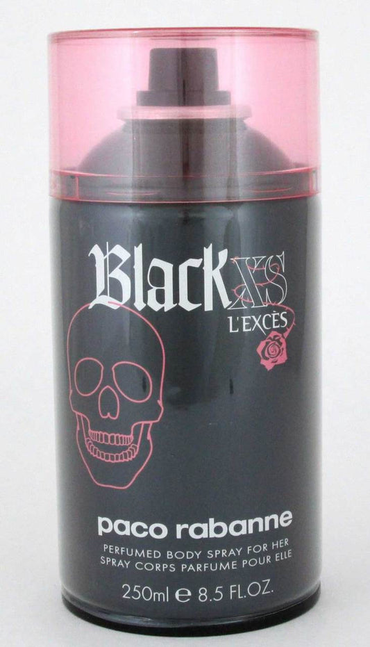 Black XS L'EXCES by Paco Rabanne Perfumed Body Spray For Her 8.5 oz.
