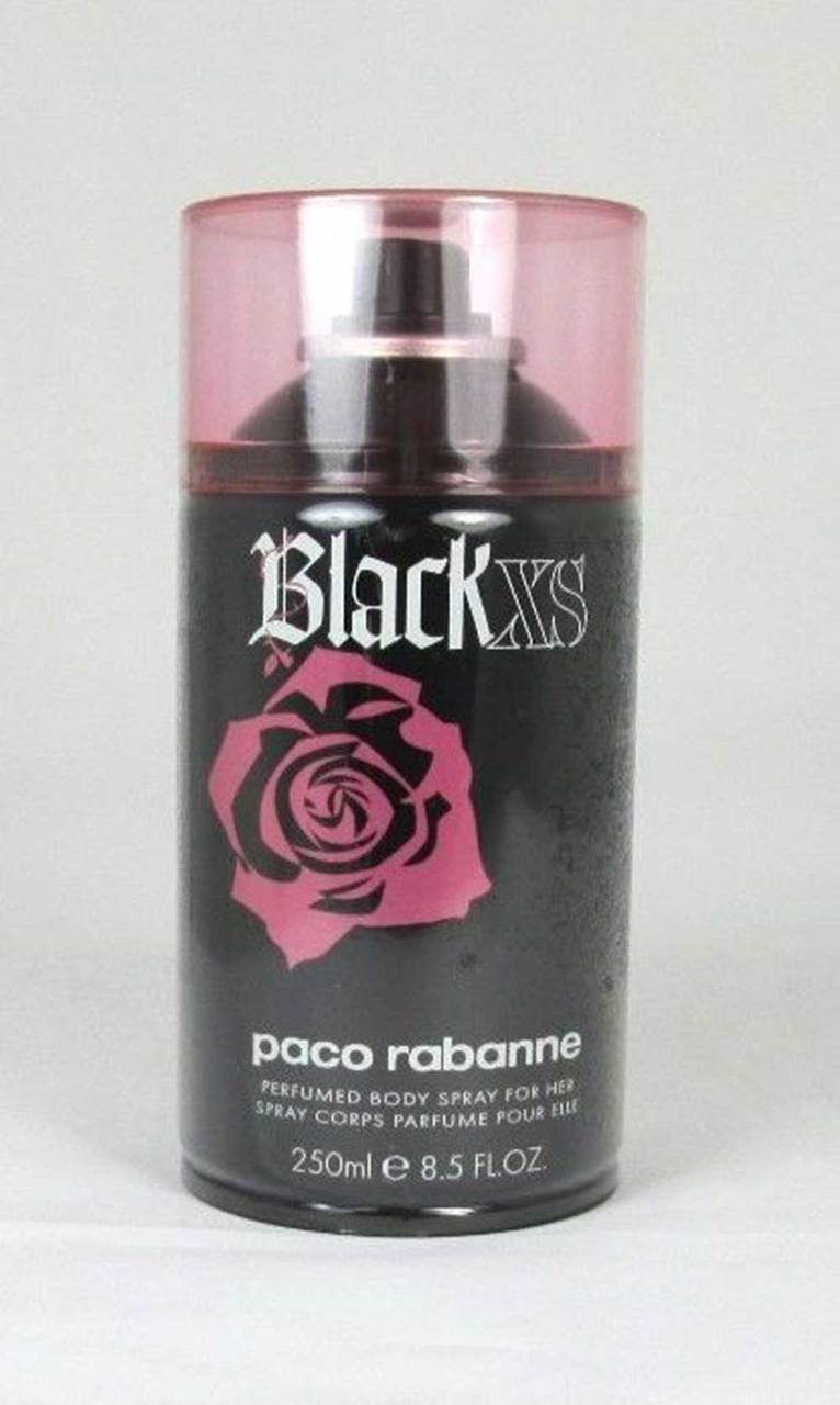 Black XS by Paco Rabanne Perfumed Body Spray For Her 8.5 oz *Tester