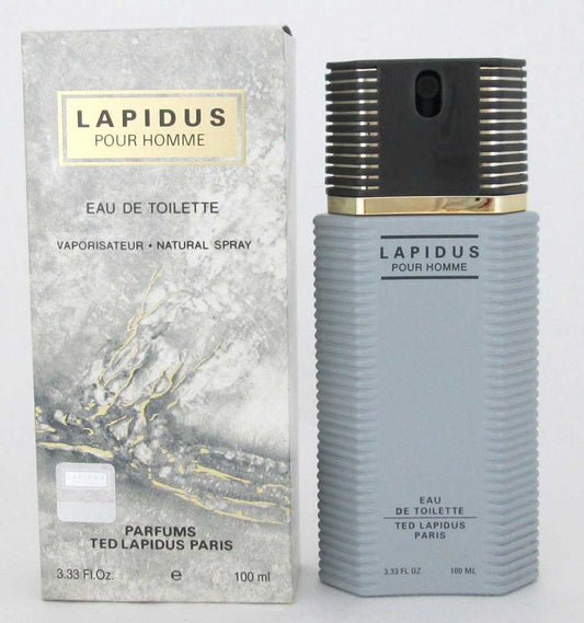 Lapidus Pour Homme by Ted Lapidus Eau De Toilette Spray 3.3 oz NIB