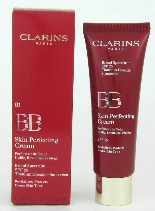 Clarins BB Skin Perfecting Cream SPF 25 01 Light 45 ml/1.7 oz NIB