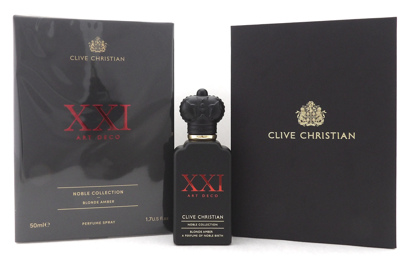 Clive Christian XXI Art Deco Blonde Amber 1.7 oz. Perfume Spray Unisex. New Sealed Box