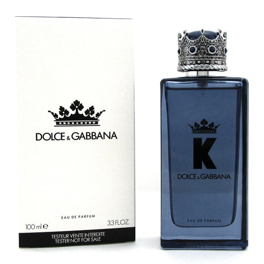 K Cologne by Dolce & Gabbana 3.3 oz./100 ml. EDP Spray for Men. New Tester w/Cap