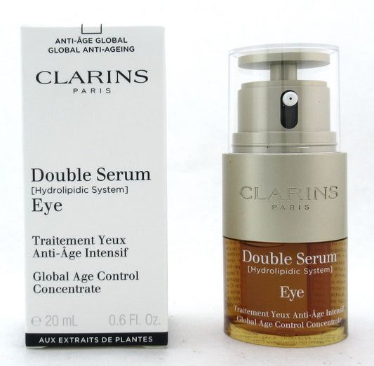 Clarins Double Serum Eye Global Age Control Concentrate 20 ml./ 0.6 oz. New Tester