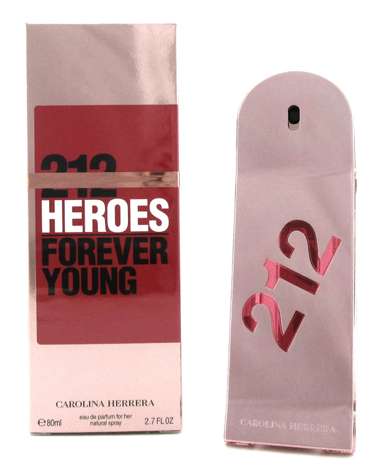 Carolina Herrera 212 Heroes Forever Young 2.7oz EDP Spray Women. New DAMAGED Box