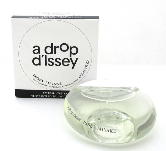 A Drop D'Issey Perfume by Issey Miyake 3.0 oz. EDP Spray for Women. New Tester
