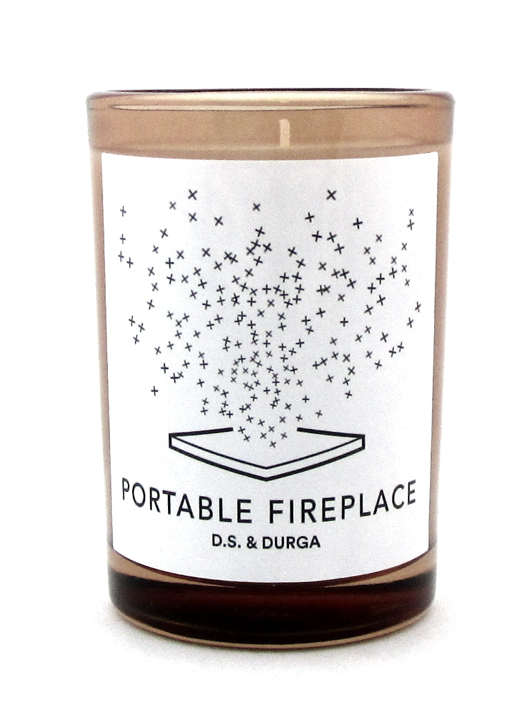 D.S. & Durga Portable Fireplace 7 oz./ 198 g. Perfumed Candle. New Tester No Box