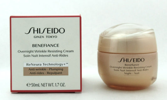 Shiseido Benefiance Overnight Wrinkle Resisting Cream 50 ml./ 1.7 oz. New