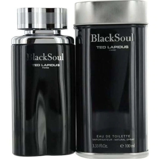 Black Soul Cologne by Ted Lapidus 3.3 oz. Eau de Toilette Spray for Men. New Box