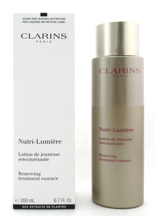 Clarins Nutri-Lumiere Renewing Treatment Essence 200 ml./6.7 oz. New Tester