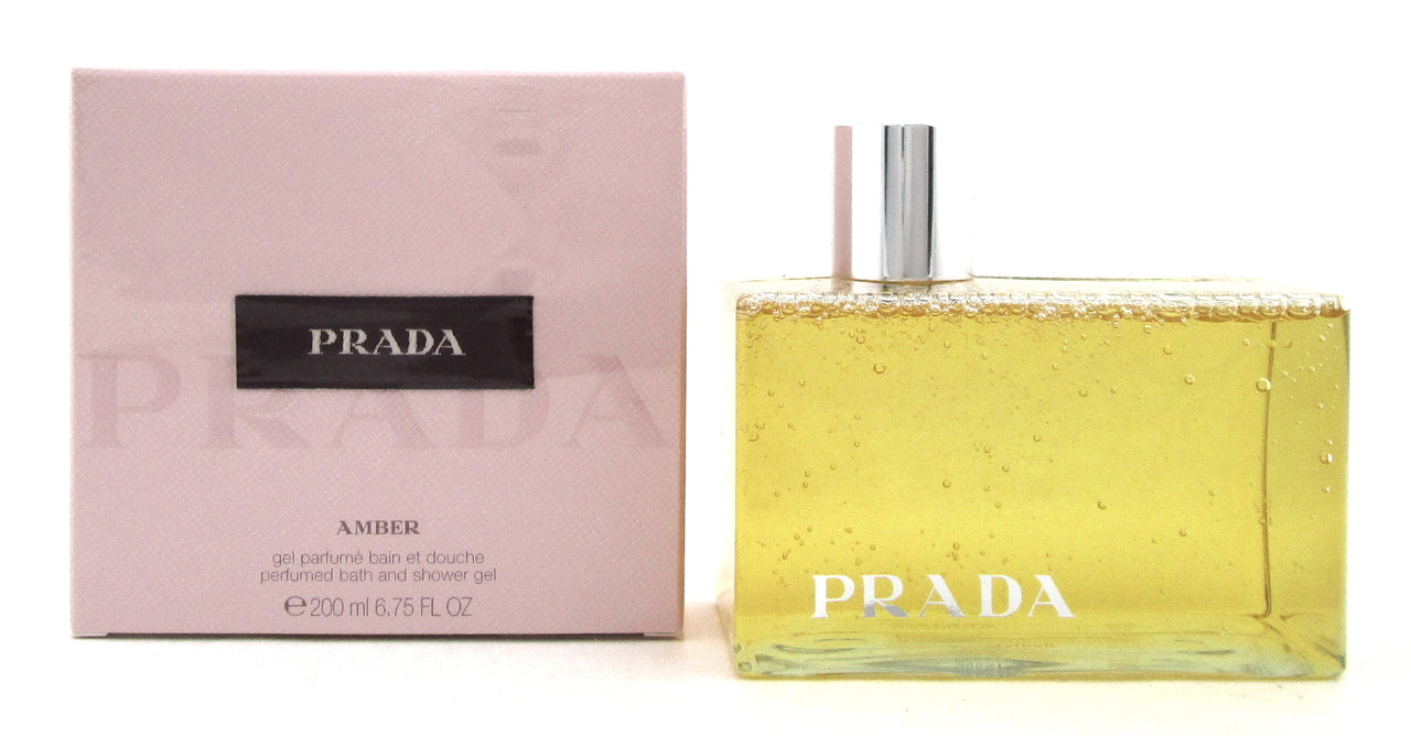 Prada AMBER 6.75 oz. Perfumed Bath and Shower Gel for Women. New in Box