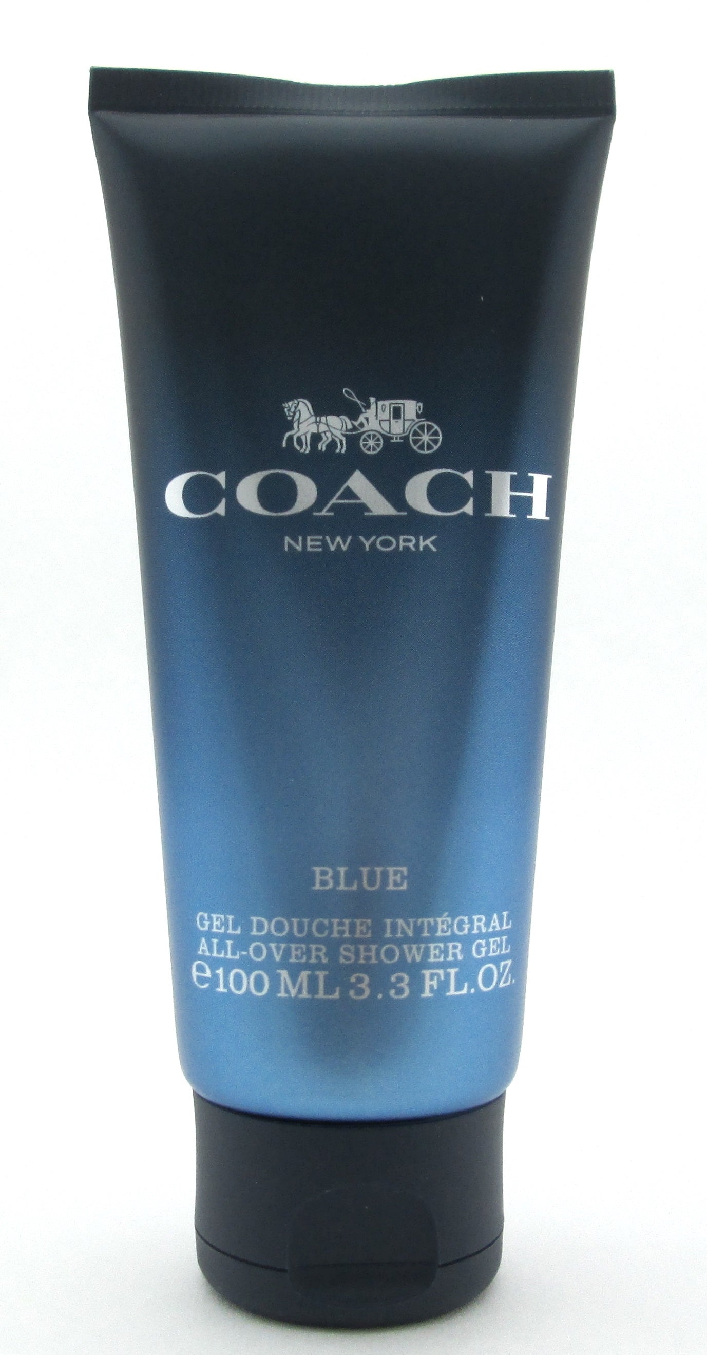 Coach BLUE by Coach All Over Shower Gel 3.3 oz./100 ml. NO BOX New Tube No Seal