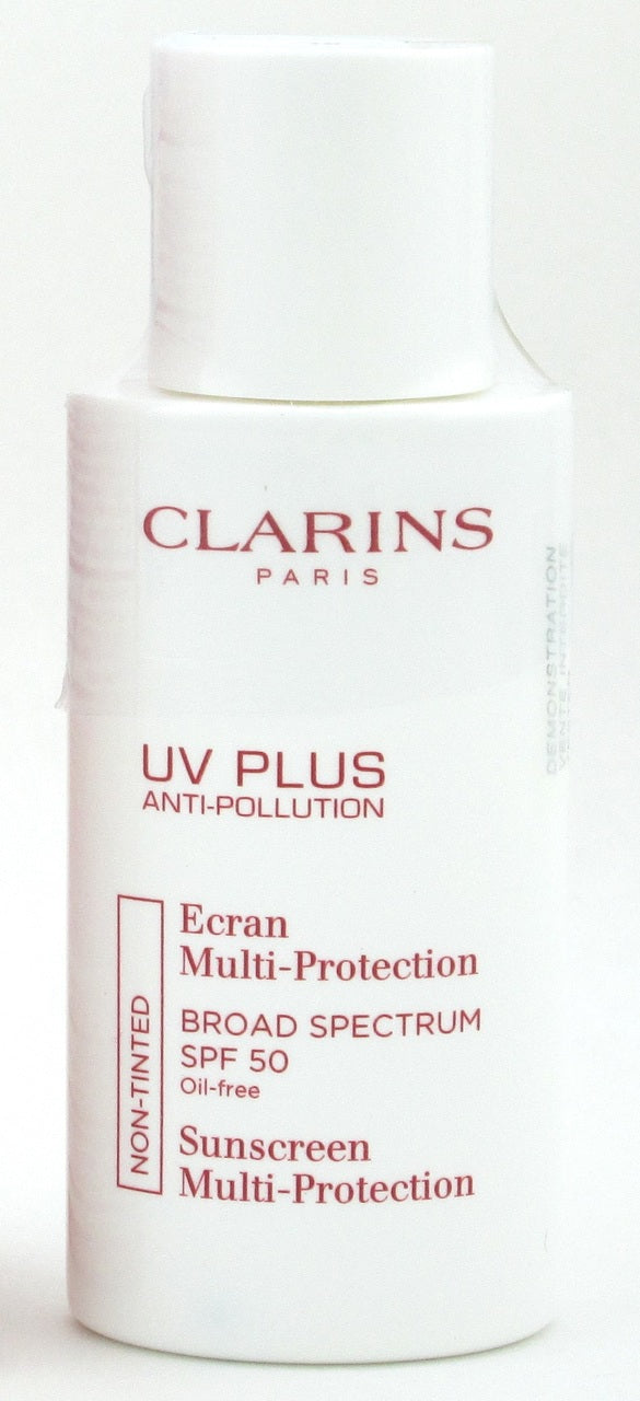 Clarins UV Plus Anti-pollution Sunscreen Multi-Protection Non-Tinted SPF50 1.7 oz. New Tester