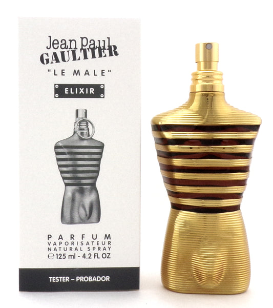Jean Paul Gaultier Le Male ELIXIR 4.2 oz. Parfum Spray for Men. New Tester