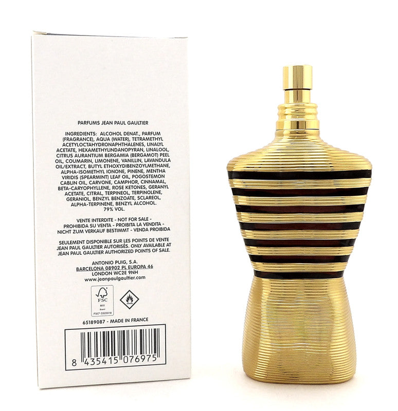 Jean Paul Gaultier Le Male ELIXIR 4.2 oz. Parfum Spray for Men. New Tester