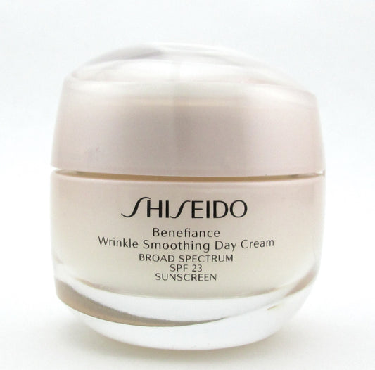 Shiseido Benefiance Wrinkle Smoothing Day Cream SPF 23 1.8 oz./50 ml. NO BOX
