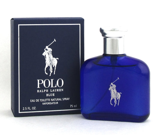 Polo Blue by Ralph Lauren 2.5 oz. Eau de Toilette Spray for Men. New Sealed Box.