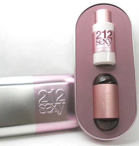 212 Sexy Carolina Herrera Women's Set 3.4 oz EDP+ 6.75 oz.Lotion.NIB