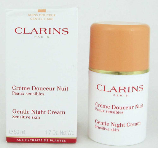 Clarins New Gentle Night Cream Sensitive Skin 50 ml/1.7 ozDamaged Box