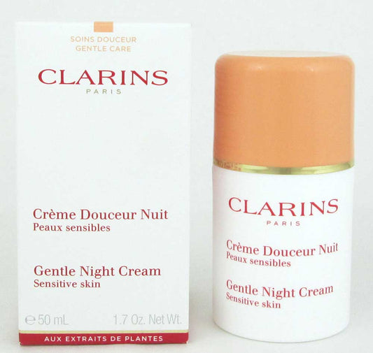 Clarins New Gentle Night Cream Sensitive Skin 50 ml / 1.7 oz NIB