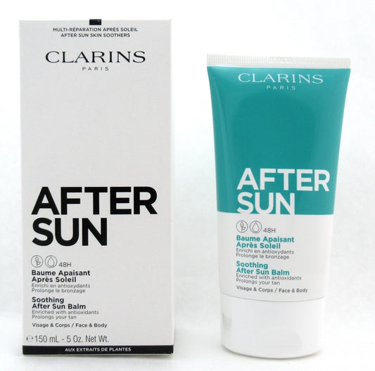 Clarins After Sun Soothing Balm for Face & Body 150 ml./5 oz. New Tester