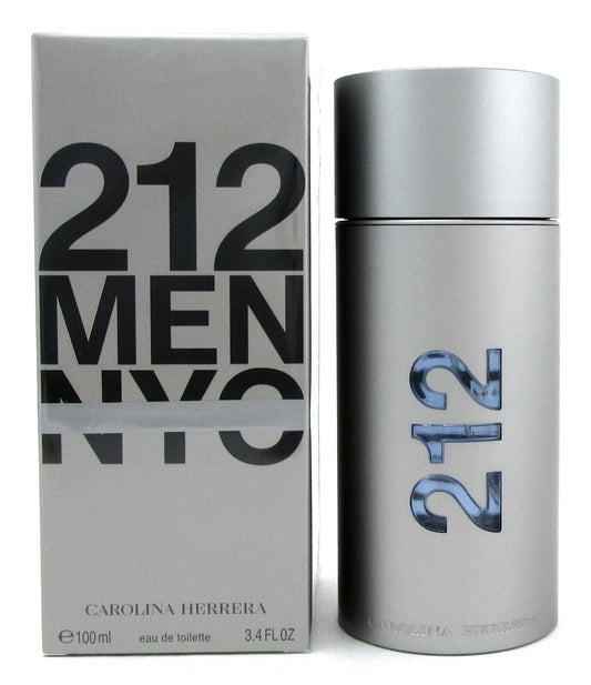 212 MEN NYC Cologne by Carolina Herrera 3.4 oz Eau de Toilette Spray. New. Damaged Box