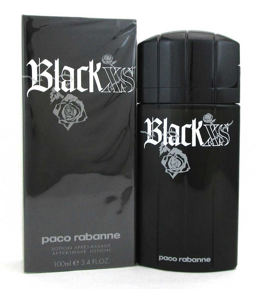 Black XS by Paco Rabanne After Shave Lotion Splash 3.4 oz. for Men