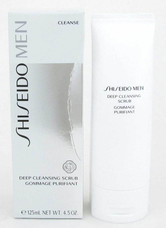 Shiseido Men Deep Cleansing Scrub 125ml/4.5oz Slightly Damaged Box