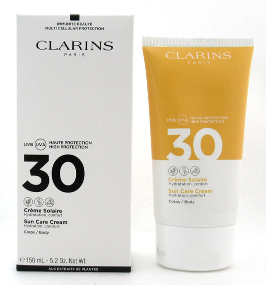 Clarins Sun Care Cream SPF 30 Body 150 ml./ 5.2 oz. New Tester