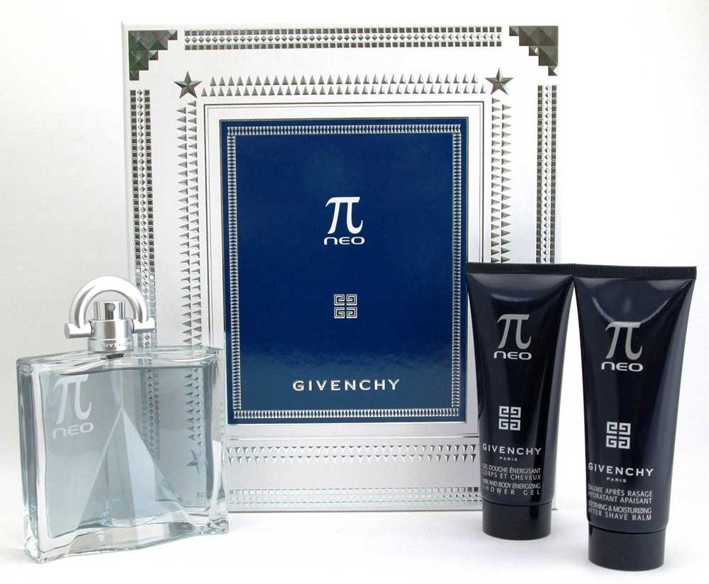 Pi Neo by Givenchy 3pcs Gift Set For Men:3.3ozEDT+2.5ozSh/G+2.5ozA/SB