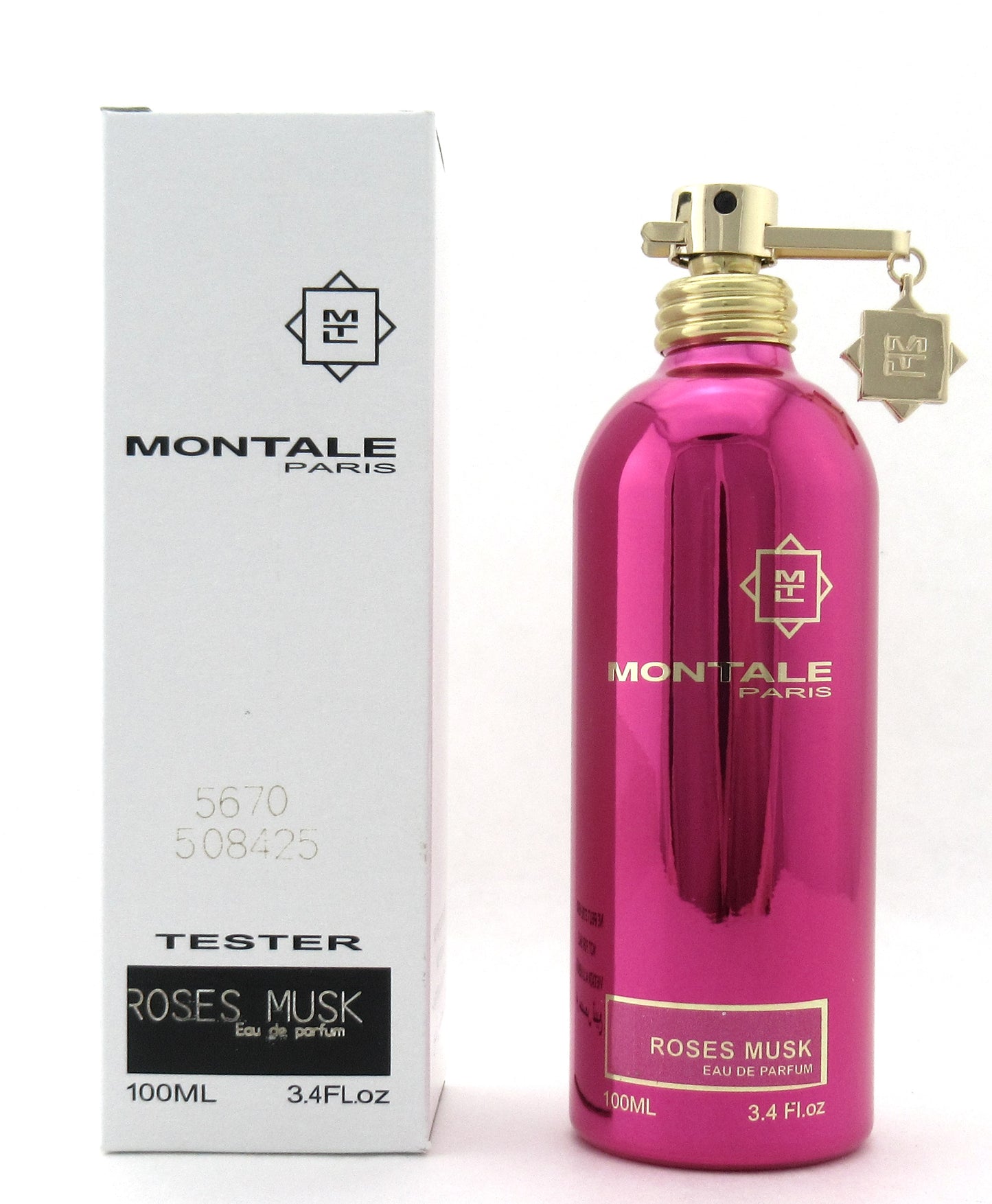 Montale Paris ROSES MUSK 3.4 oz./ 100 ml. Eau de Parfum Spray for Women New Tester
