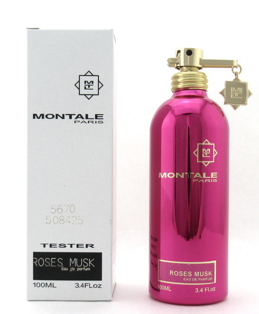 Montale Paris ROSES MUSK 3.4 oz./ 100 ml. Eau de Parfum Spray for Women New Tester