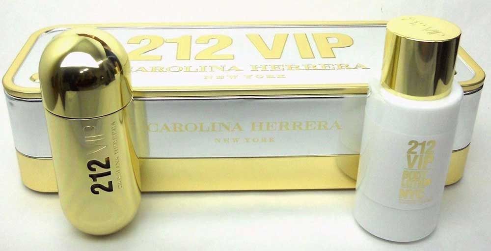 212 VIP Carolina Herrera 2.7 oz.EDP+ 6.7 oz.B/Lotion. Brand New Set