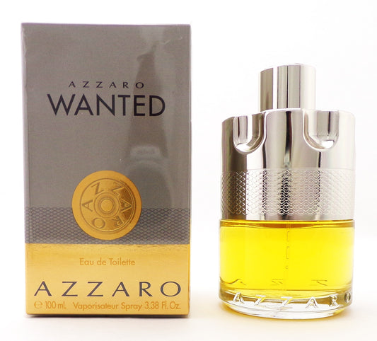 Azzaro Wanted by Azzaro 3.3 oz./ 100 ml. EDT Spray for Men New Damaged Box