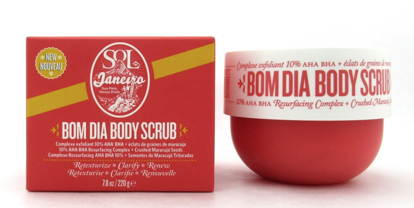 Sol De Janeiro Bom Dia Body Scrub Cheirosa 40 7.8 oz./220 g. New In Box