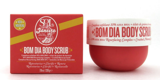 Sol De Janeiro Bom Dia Body Scrub Cheirosa 40 7.8 oz./220 g. New In Box