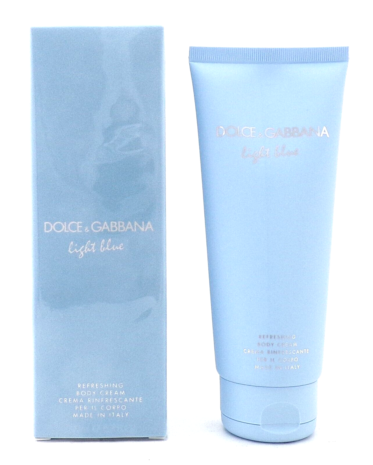 Dolce & Gabbana Light Blue 6.7 oz Refreshing Body Cream for Women New Sealed Box