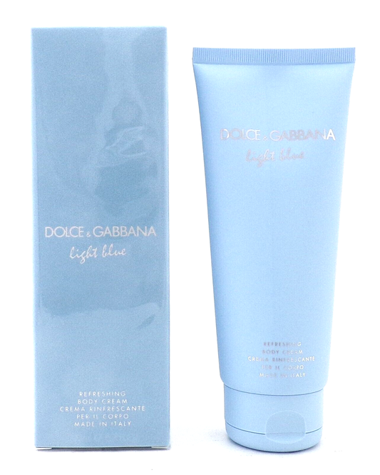 Dolce & Gabbana Light Blue 6.7 oz Refreshing Body Cream for Women New Sealed Box