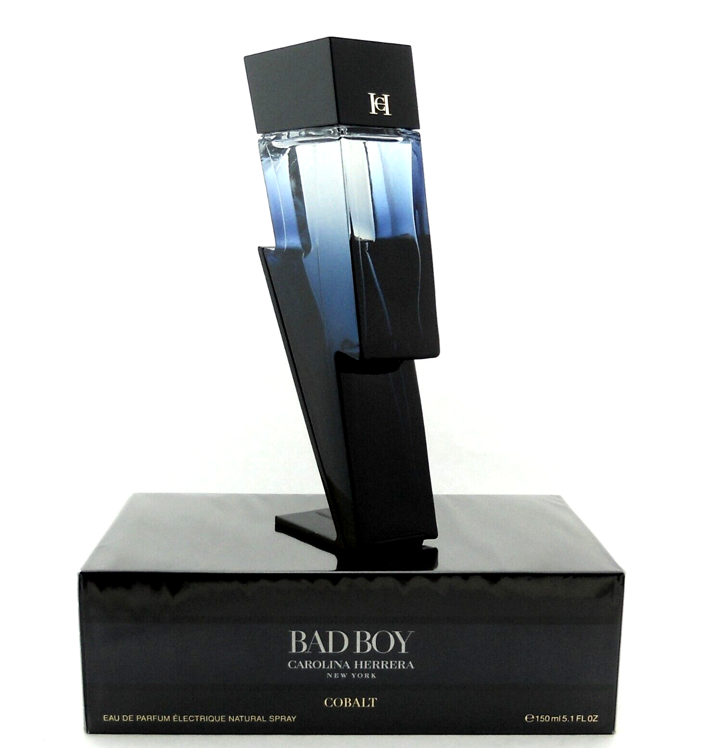 Carolina Herrera Bad Boy COBALT 5.1 oz. Eau de Parfum Spray New in Sealed Box